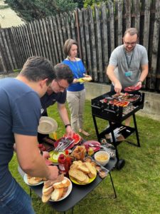 Last summer barbecue in the garden - BitPeak integration