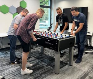 Foosball game in the office - BitPeak integration