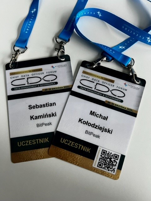 Sebastian Kaminski and Michał Kolodziejski at CDO Forum 2023