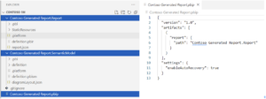 Power BI version control - Simple report using data from SQLBI’s Contoso data generator