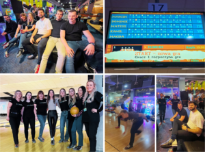 Summarizing a day at BitPeak with a bowling party